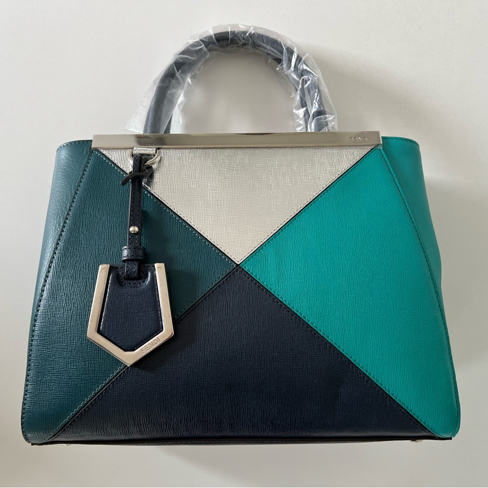 FENDI 2 Jours Leather Handbag